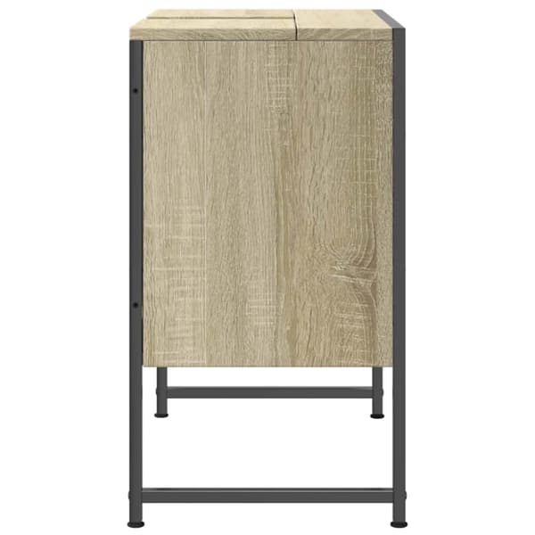 vidaXL underskab til håndvask 60x33x60 cm konstrueret træ sonoma-eg