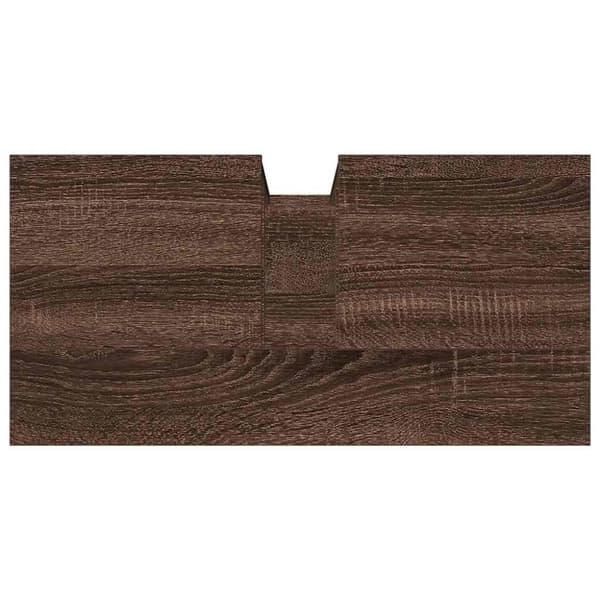 vidaXL Tvättställsskåp brun ek 60x30x60 cm konstruerat trä