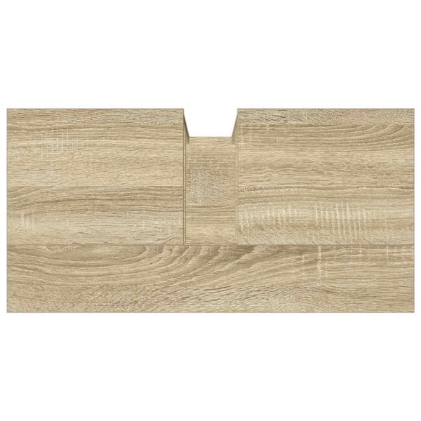 vidaXL Tvättställsskåp sonoma-ek 60x30x60 cm konstruerat trä