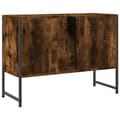Miniatyrbillede 9 af 11: vidaXL underskab til håndvask 80x33x60 cm konstrueret træ røget eg
