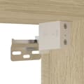 Miniatyrbild 9 av 11: vidaXL Spegelskåp för badrum sonoma-ek 60x16x60 cm konstruerat trä