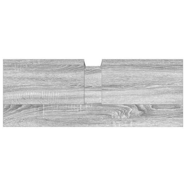 vidaXL underskab til vask 80x30x60 cm konstrueret træ grå sonoma-eg
