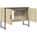 Miniatyrbillede 7 af 11: vidaXL underskab til håndvask 80x33x60 cm konstrueret træ sonoma-eg