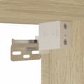 Miniatyrbild 8 av 11: vidaXL Spegelskåp för badrum sonoma-ek 60x16x60 cm konstruerat trä