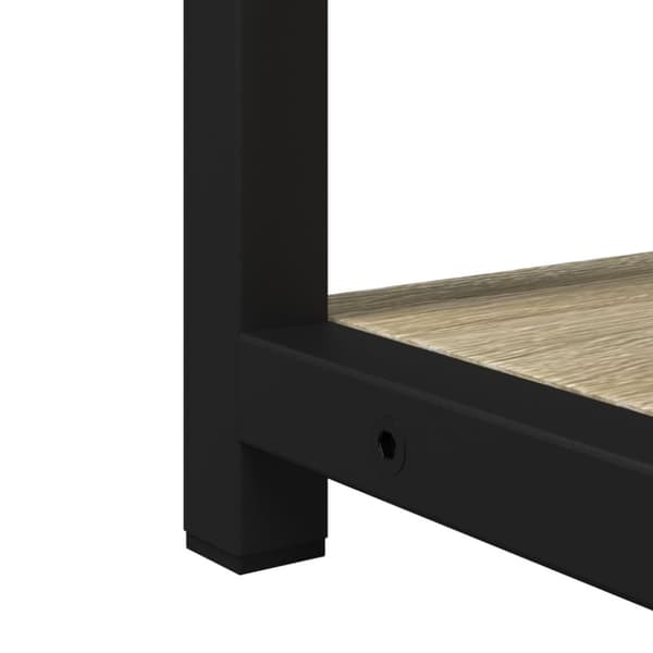 vidaXL Spegelskåp för badrum sonoma-ek 60x16x60 cm konstruerat trä