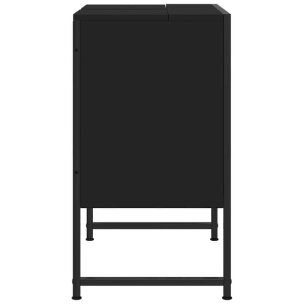 vidaXL underskab til håndvask 60x30x60 cm konstrueret træ sort -  Små pynteborde