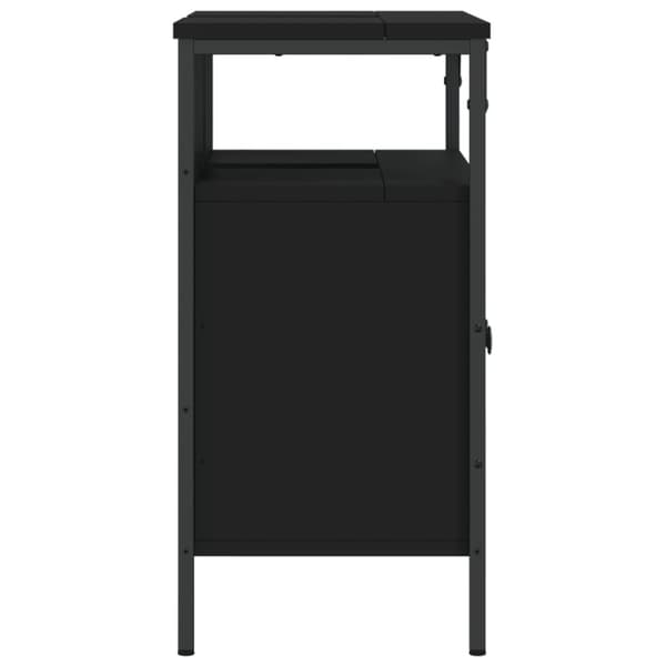 vidaXL Tvättställsskåp svart 60x30x60 cm konstruerat trä -  Toalettbord & underskåp