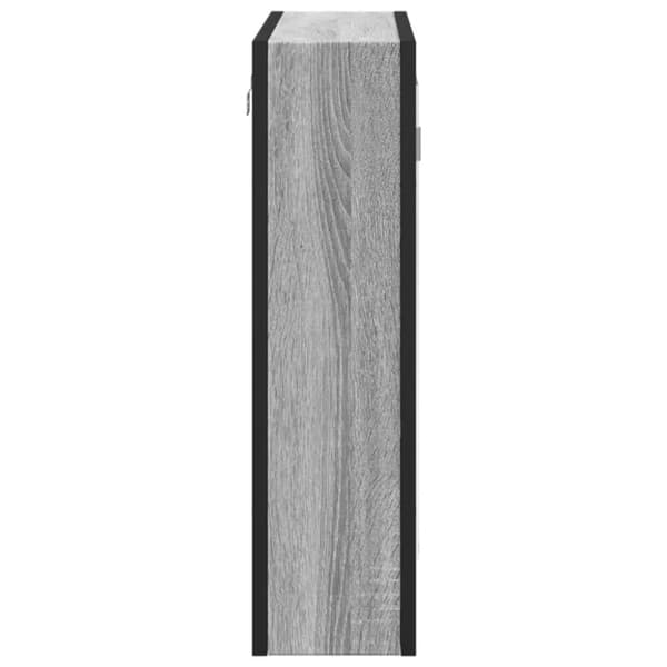 vidaXL Spegelskåp för badrum Grå Sonoma 60x16x60 cm konstruerat trä -  Toalettbord & underskåp