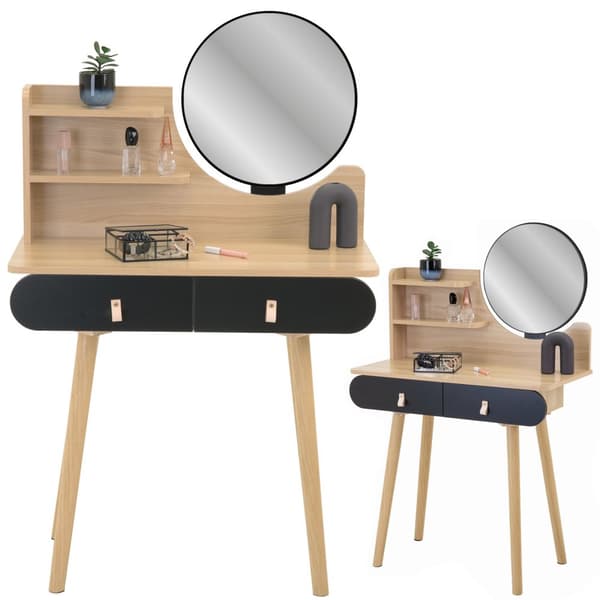 Kosmetisk toiletbord med spejl