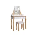Miniatyrbillede 11 af 11: Dressing Table - Make -Up Table - Med Mirror - 5 skuffer - LED -belysning - Hvid