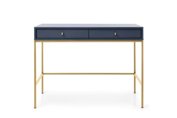 FURNLUX KONSOLIPÖYTÄ MONO LAIVASTONSININEN & KULTAINEN 104CM