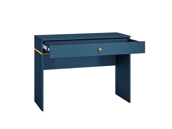 FURNLUX KONSOLBORD MARINBLÅTT & GULD 100CM