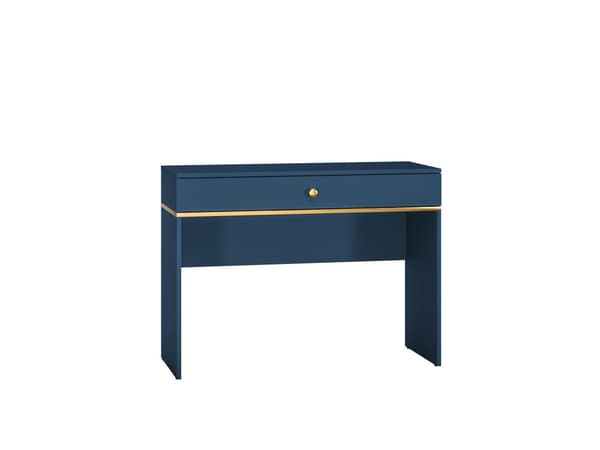FURNLUX KONSOLBORD MARINBLÅTT & GULD 100CM