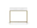 Miniatyrbild 3 av 10: FURNLUX KONSOLBORD CLEARING VIT & GULD 92CM