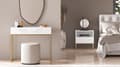 Miniatyrbild 8 av 10: FURNLUX KONSOLBORD CLEARING VIT & GULD 92CM