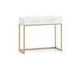 Miniatyrbild 1 av 10: FURNLUX KONSOLBORD CLEARING VIT & GULD 92CM