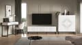 Miniatyrbild 9 av 10: FURNLUX KONSOLBORD CLEARING VIT & SVART 92CM
