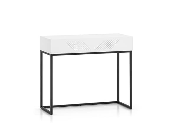 FURNLUX KONSOLBORD CLEARING VIT & SVART 92CM