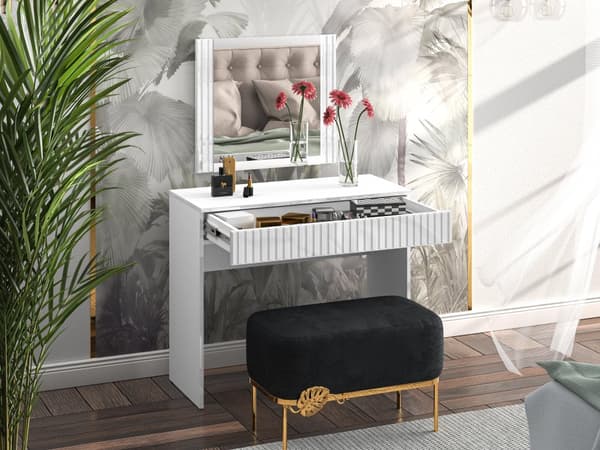 FURNLUX KONSOLIPÖYTÄ IGNA VALKOINEN 92CM