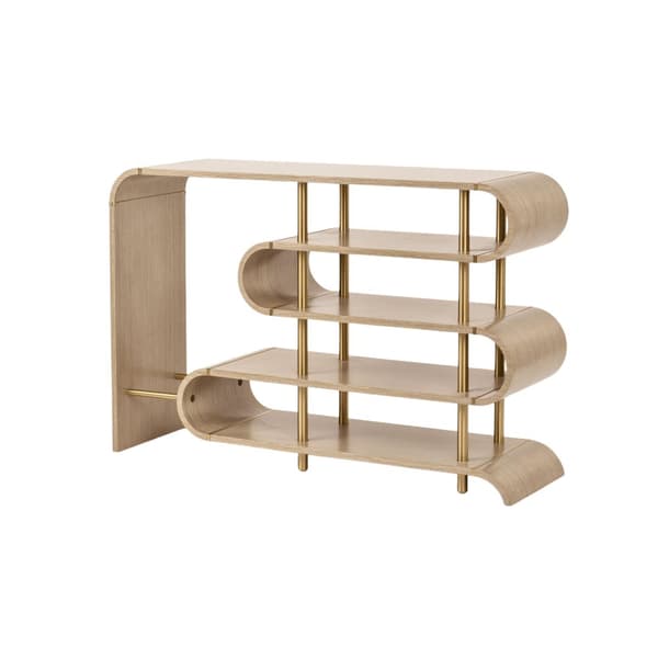 FURNLUX KONSOLBORD STILIG GRÅ 122CM