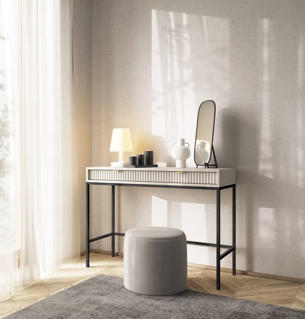 FURNLUX KONSOLBORD AVON BEIGE & SVART 104CM