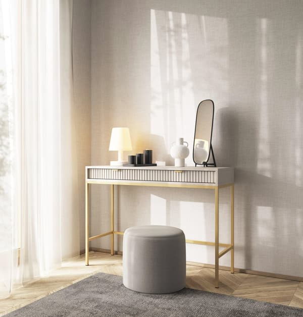 FURNLUX KONSOLBORD AVON BEIGE & GULD 104CM