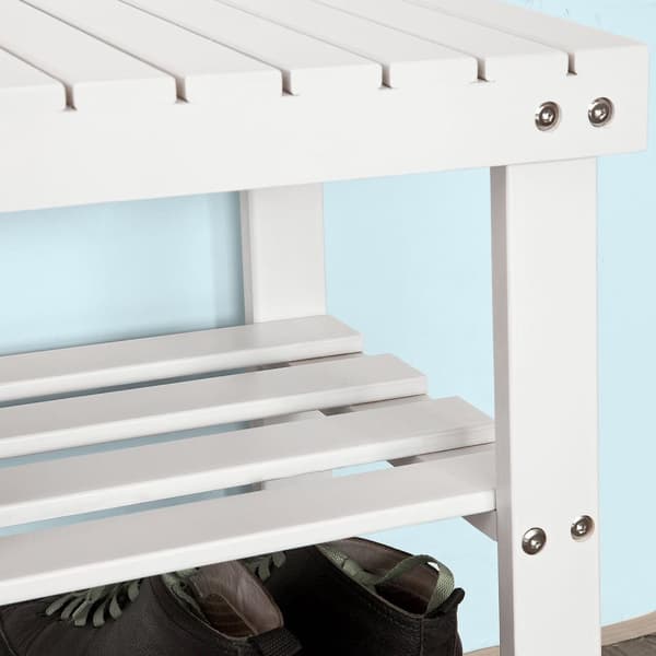 SoBuy Skostativ, L50 * W29 * H45 cm, bambus, FSR02-K-W