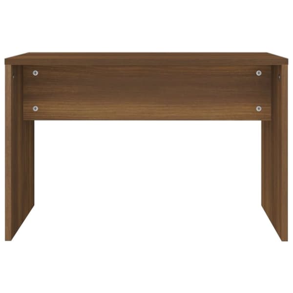 vidaXL Meikkijakkara ruskea tammi 70x35x45 cm tekninen puu