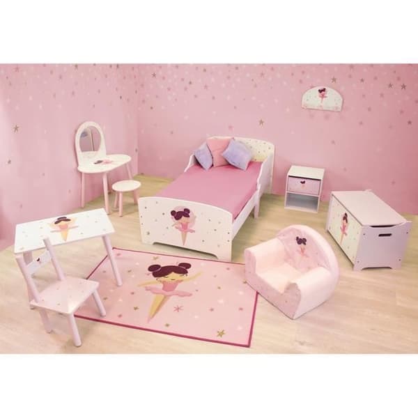 Cooff med pall - Ballerina Dancer - Fun House - H.48 X L.60 X D.40 / H.27 X L.28 X D.28 cm