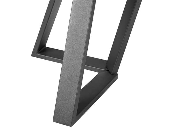 Benk Lyst Tre Svart Metallben MDF Spisestue Gang Soverom Skandinavisk Tradisjonell