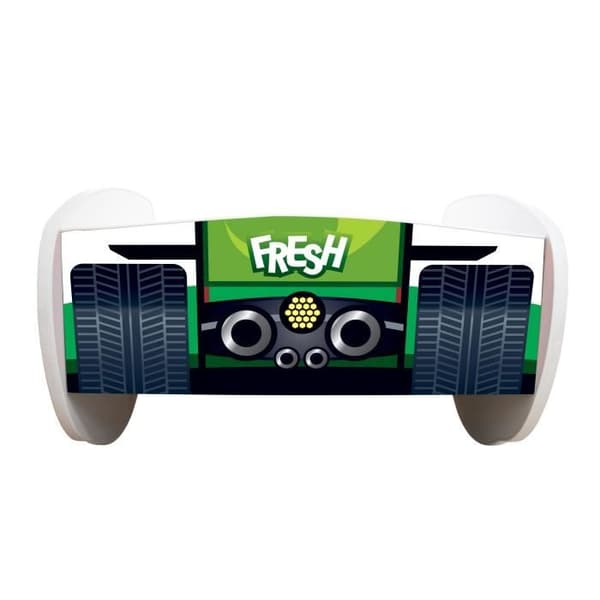 Lit auto - FRÄSCH BIL - Formel 1 - 140 x 70 cm - 1 plats - Inkluderad ribbotten