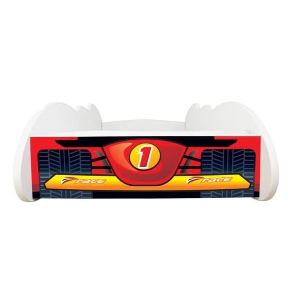Bilsäng - TOP CAR - Formel 1 - 140 x 70 cm - Madrass ingår - 1 plats