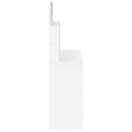 Miniatyrbillede 5 af 10: vidaXL makeupbord med spejl 96x39x142 cm hvid
