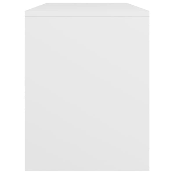 vidaXL Sminkpall vit 70x35x45 cm konstruerat trä -  Sminkpallar
