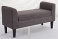 Pikkukuva 2 / 2: Chic Home  Penkki 115x44x58cm, kangasverhoilu, tummanharmaa