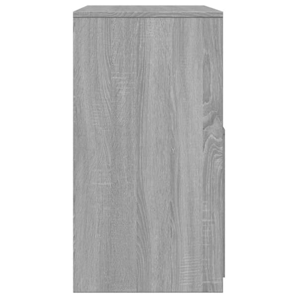 vidaXL Sminkebord med krakk grå sonoma 60x40x113,5 cm