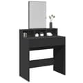 Miniatyrbillede 2 af 11: vidaXL makeupbord med spejl 80x41x144,5 cm sort