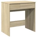 Miniatyrbilde 1 av 11: vidaXL Sminkebord med speil sonoma eik 73x46,5x120 cm