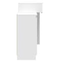 Miniatyrbild 7 av 11: vidaXL Sminkbord med LED vit 115x37x110,5 cm