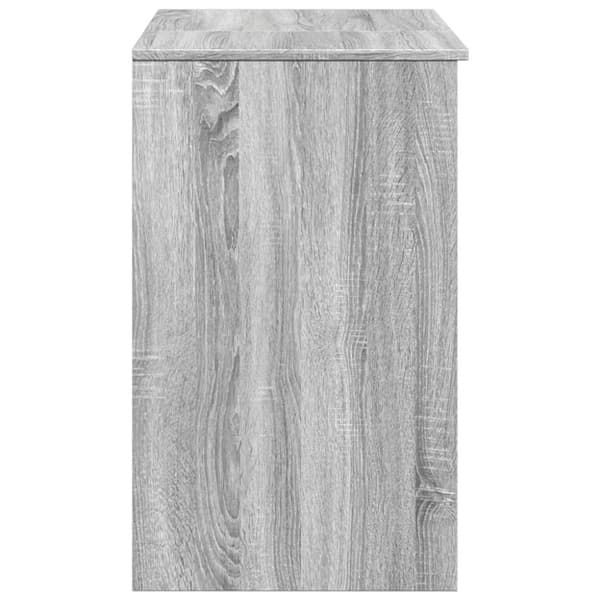 vidaXL Peilipöytä harmaa Sonoma 73x46,5x120 cm