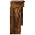 Pikkukuva 7 / 11: vidaXL Peilipöytä LED-valoilla savutammi 115x37x110,5 cm