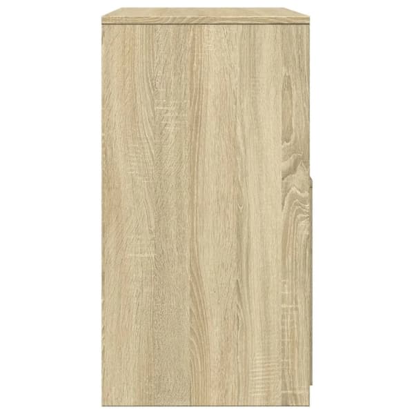 vidaXL Meikkipöytä ja jakkara Sonoma-tammi 60x40x113,5 cm