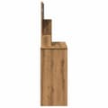 Miniatyrbilde 6 av 11: vidaXL Sminkebord med speil artisan eik 86,5x35x136 cm