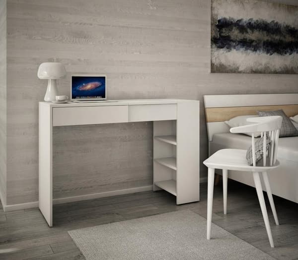 OPERA MAXI vitt sminkbord med spegel