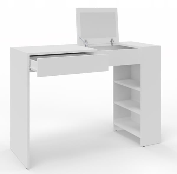 OPERA MAXI vitt sminkbord med spegel