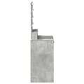 Miniatyrbillede 7 af 11: vidaXL Beton Grå Beton Effekt Træ 50 x 41 x 140 cm Spejl