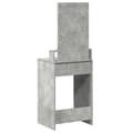 Miniatyrbillede 8 af 11: vidaXL Beton Grå Beton Effekt Træ 50 x 41 x 140 cm Spejl
