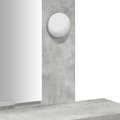 Miniatyrbillede 10 af 11: vidaXL Beton Grå Beton Effekt Træ 50 x 41 x 140 cm Spejl