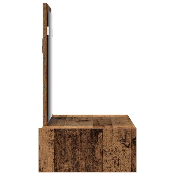 vidaXL Gammalt trä 60 x 40 x 70 cm Förvaring Sminkbord Rektangulär