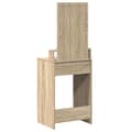 Miniatyrbillede 8 af 11: vidaXL Sonoma egetræ Spånplade 50 x 41 x 140 cm Spejl Dressingbord